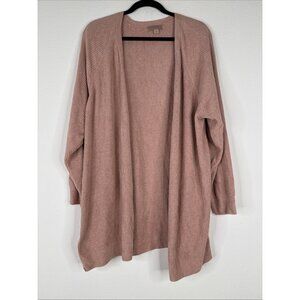 Barefoot Dreams CozyChic Ultra Lite Open Front Cardigan Size 2X Bloom NEW